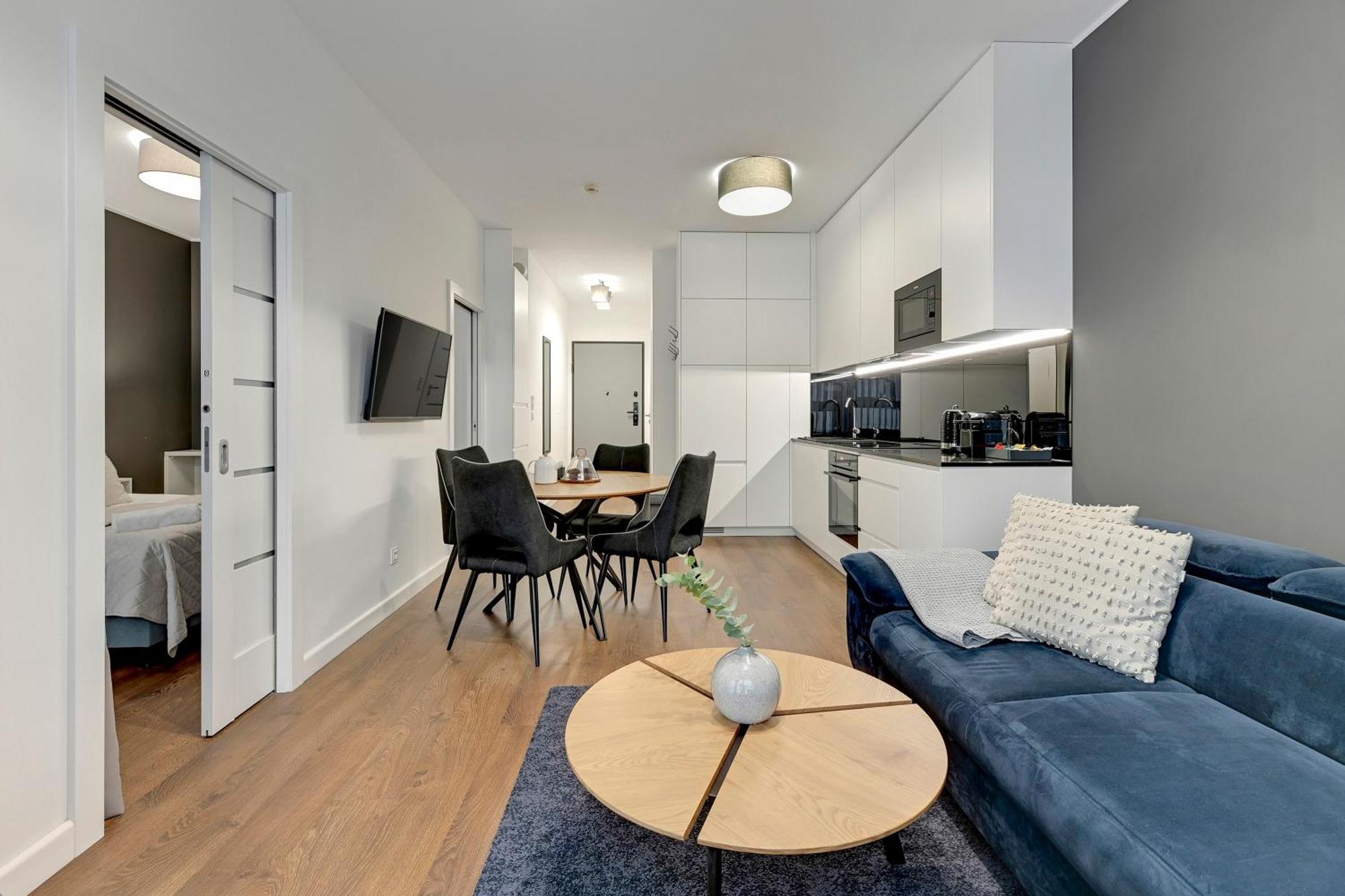 Granaria Deluxe & Riverside By Downtown Apartments Гданск Стая снимка